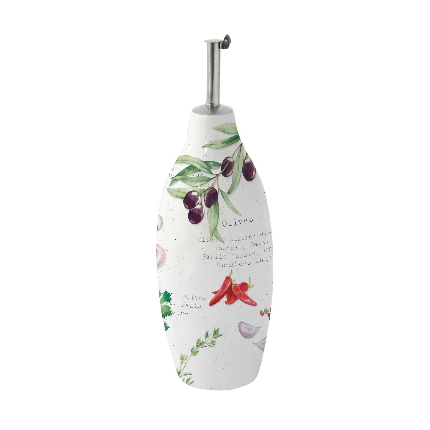 Olajkiöntő Mediterrán porcelán olajkiöntő díszdobozban Home & Kitchen