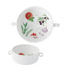 Tálka Mediterrán porcelán tál fogóval 20 cm Home & Kitchen