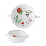 Tálka Mediterrán porcelán tál fogóval 20 cm Home & Kitchen
