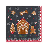 Szalvéta Mézeskalács karácsonyi papírszalvéta 33x33 cm - Gingerbread