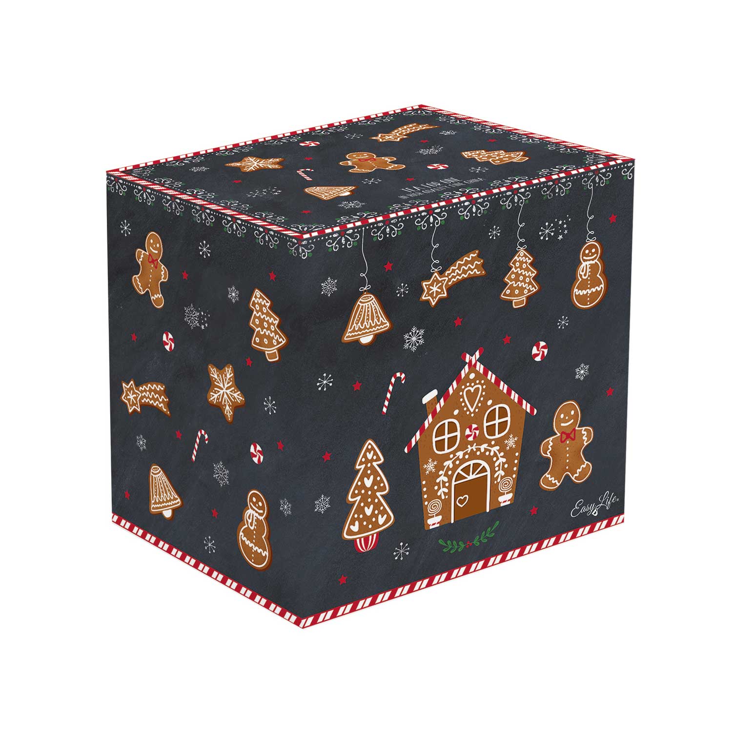Teáskanna Mézeskalács karácsonyi porcelán egyszemélyes teás szett, 0,35 l és 0,35 l, díszdobozban - Gingerbread