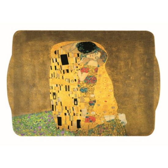 Tálca Műanyag tálca Klimt A Csók 33x22 cm