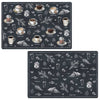 Tányéralátét, poháralátét Műanyag tányéralátét kétoldalas Barista