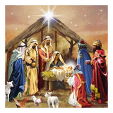 Szalvéta Nativity Collage papírszalvéta 33x33cm,20d