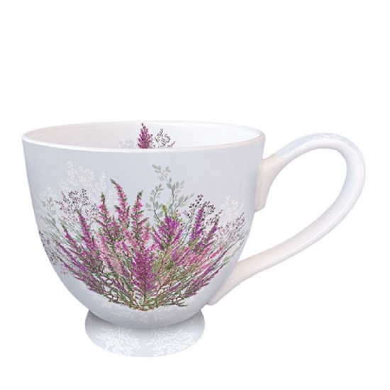 Bögre, csésze Őszi porcelánbögre talpas Calluna 450ml