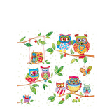 Szalvéta Owls in Summerland papírszalvéta