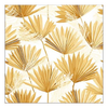 Szalvéta Palm Leaf Gold papírszalvéta 33x33 cm 20 db-os