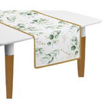 Asztalterítő Pamut levél mintás asztali futó 45x140 cm 2db-os Botanique