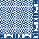 Szalvéta Papírszalvéta Geometric Blue