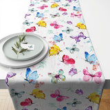 Asztalterítő Pillangós pamut asztali futó 40x150 cm