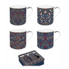 Bögre, csésze Porcelán bögre szett 4 személyes Coffee Mania Floral Chintz