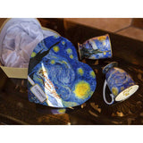 Bögre, csésze Porcelán bögre van Gogh Csillagos Éj szív alakú dobozban