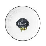 Tányér, étkészlet Porcelán desszertes tányér - R2S KitchenBasics - Olives