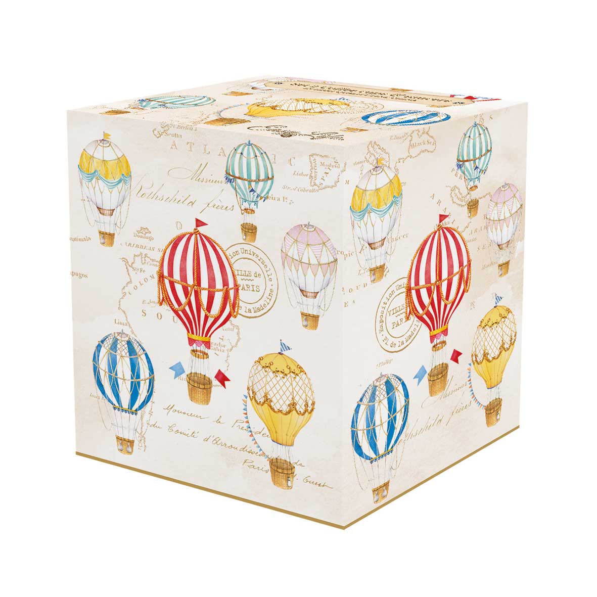 Bögre, csésze Porcelán eszpresszó kávés csésze aljjal Vintage Air Balloons