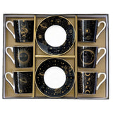 Teáskanna Porcelán eszpresszó kávés csésze szett Coffee Mania Celestial