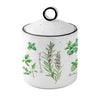 Vágódeszka Porcelán fűszernövényes konyhai tároló 9x13cm Herbarium