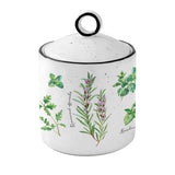 Vágódeszka Porcelán fűszernövényes konyhai tároló 9x13cm Herbarium