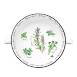 Tál Porcelán fűszernövényes tál füllel 20 cm Herbarium