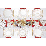 Tányér, étkészlet Porcelán karácsonyi mélytányér Christmas Lights
