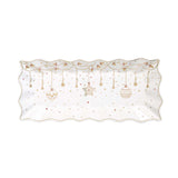Tálca Porcelán karácsonyi tálca 40x18 cm Christmas Lights