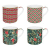 Bögre Porcelán karácsonyi teás bögre négy személyes Coffee Mania Christmas Joy
