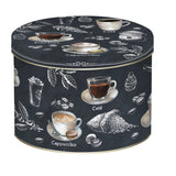 Bögre, csésze Porcelán kávés bögre fémdobozban Barista