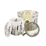 Bögre, csésze Porcelán levendulás bögre szűrővel Classic Lavender