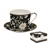 Bögre, csésze Porcelán nagy reggeliző csésze 400 ml Coffee Mania Art Deco & Flowers