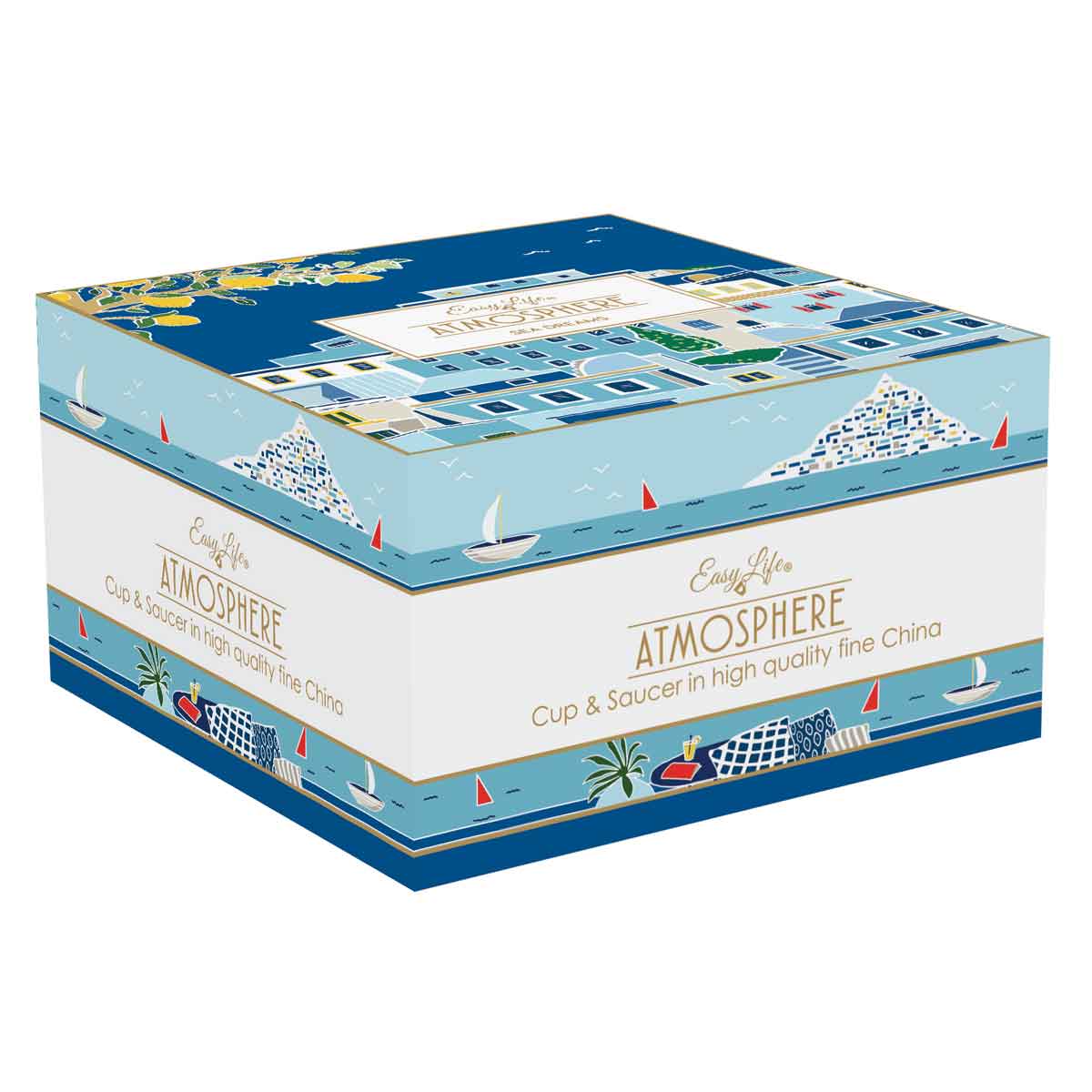 Bögre, csésze Porcelán reggelizőcsésze + alj Sea Dreams Atmosphere