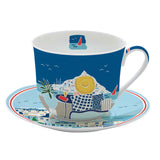 Bögre, csésze Porcelán reggelizőcsésze + alj Sea Dreams Atmosphere