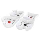 Tálka Porcelán tálka 4 db-s szett Coffee Mania Casino Royal
