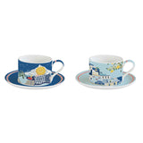 Bögre, csésze Porcelán teás csésze 2 személyes Atmosphere Sea Dreams