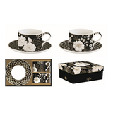 Bögre, csésze Porcelán teás csésze két személyes Coffee Mania Art Deco & Flowers