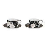 Bögre, csésze Porcelán teás csésze két személyes Coffee Mania Art Deco & Flowers