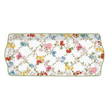 Tálca Porcelán virág mintás kínáló tálca díszdobozban Garden Dreams