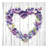 Szalvéta Purple Hearts papírszalvéta
