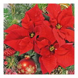 Szalvéta Red Poinsettia papírszalvéta