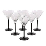 Pohár Royal Leerdam Onyx üveg martinis pohár készlet - 6 darabos 260 ml