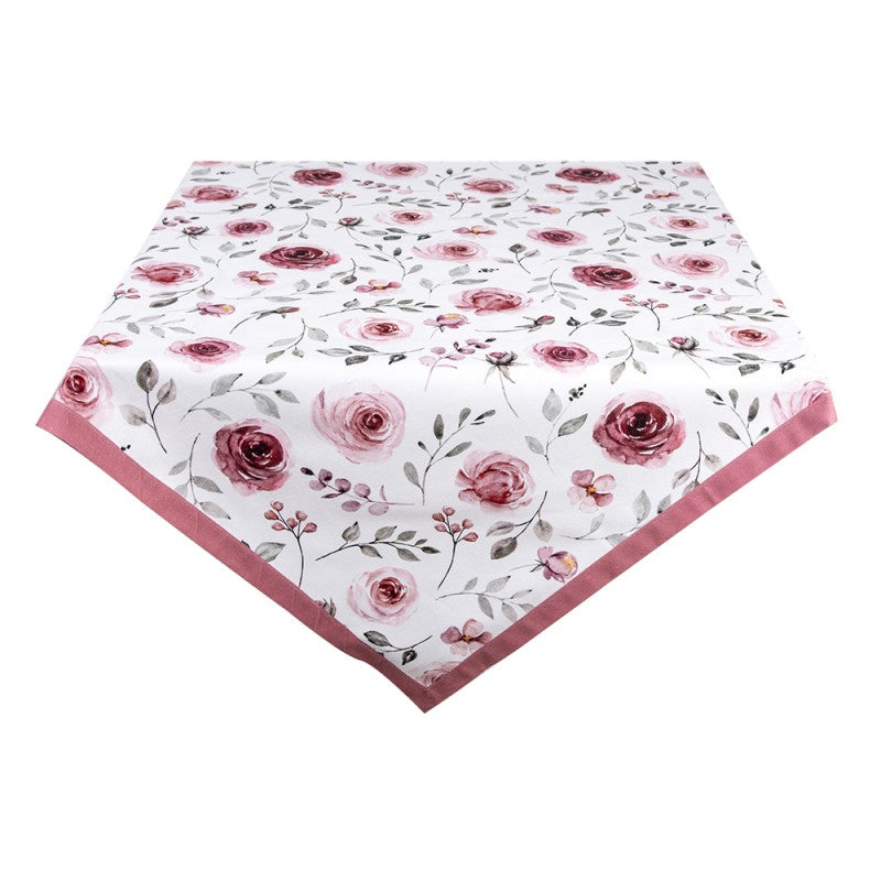 Asztalterítő Rózsa virágos pamut asztalterítő Rustic Rose