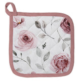 Edényalátét Rózsa virágos pamut edényalátét Rustic Rose