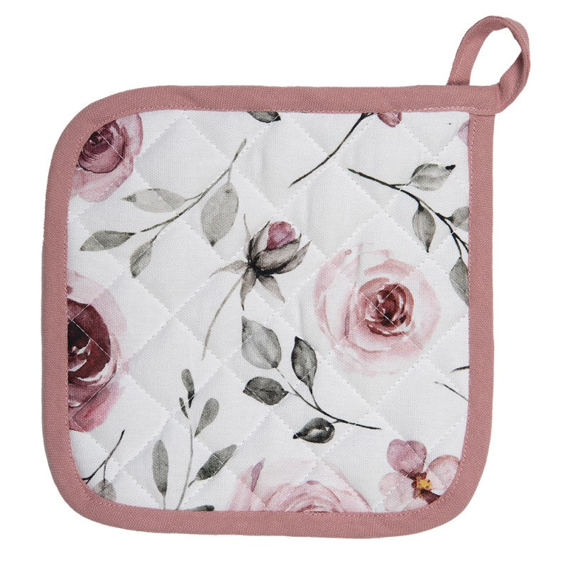 Edényalátét Rózsa virágos pamut edényalátét Rustic Rose