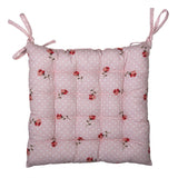 Székpárna Rózsa virágos pamut székpárna Dotty Rose