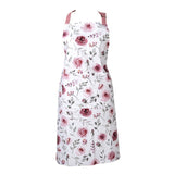 Konyhai kötény Rózsa virágos pamut vintage konyhai kötény Rustic Rose