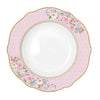 Tányér, étkészlet Rózsás porcelán mélytányér Garden Joy