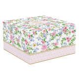 Bögre, csésze Rózsás porcelán nagy reggeliző csésze aljjal díszdobozban Garden Joy