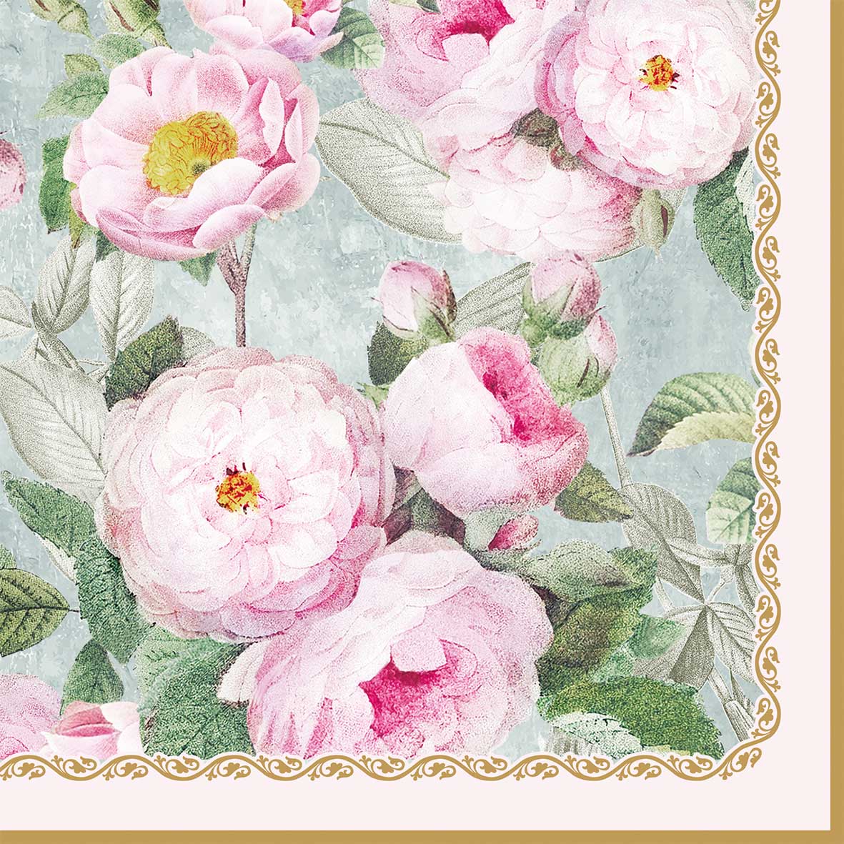 Szalvéta Rózsás vintage papírszalvéta Roses in Bloom
