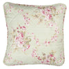 Díszpárna huzat Steppelt párnahuzat 40x40 cm vintage rózsaszín rózsás