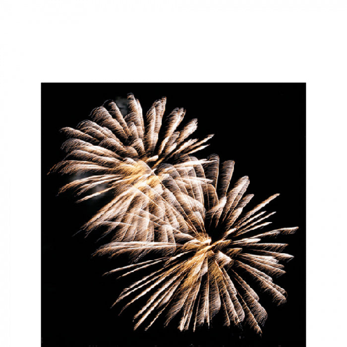 Szalvéta Szilveszteri szalvéta Golden Firework 25x25 cm