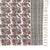 Szőnyeg Pamut szőnyeg 70x120 cm piros virág mintás
