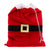 Karácsonyi dekoráció Nagyméretű Mikulás zsák piros télapó ruhás